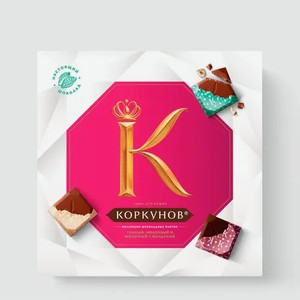 Шоколадные конфеты «Коркунов» Коллекция плиток, 131 г