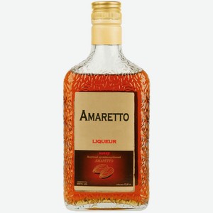 Ликер АМАРЕТТО AMARETTO десертный, 25%, 0.5л, Россия, 0.5 L