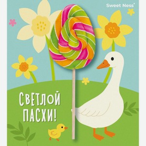 Карамель Sweet Ness леденцовая фигурная со вкусом крыжовника, 30г