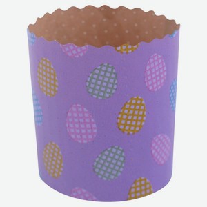 Форма для выпечки кулича бумажная  Яйца . Набор 6 шт. Диамет