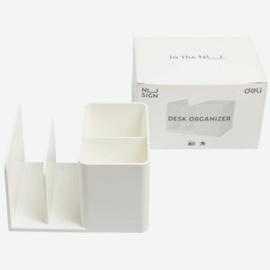 Органайзер наастольный Deli NuSign ENS950-white 120*155*96 б