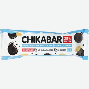 Батончик CHIKALAB глазированный с начинкой Хрустящее печенье