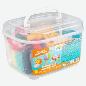Набор для лепки Genio Kids Творческая мастерская легкий пластилин
