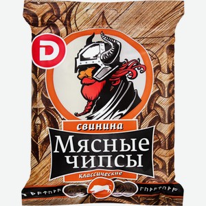 Мясные чипсы ДЫМОВ из свинины с/в, Россия, 25 г