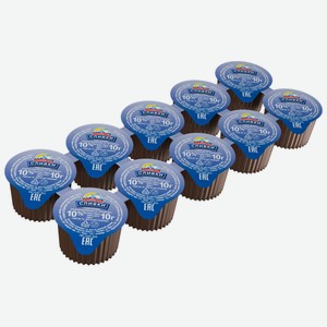 Сливки Альпенгурт стерилизованные 10%, порционные, 10 шт х 10 г