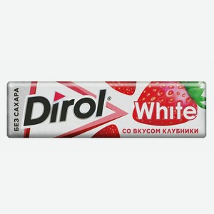 Жевательная резинка DIROL WHITE КЛУБНИЧНАЯ ПОЛЯНА 13,6Г, , ,