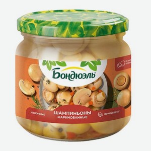 Шампиньоны маринованные Bonduelle 350г