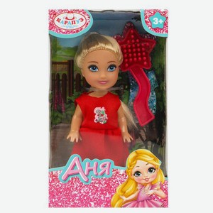 Кукла «КАРАПУЗ» Анечка с аксессуарами, 12 см