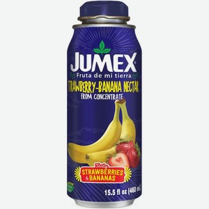 Нектар Jumex клубника-банан с подсластителем, 460мл