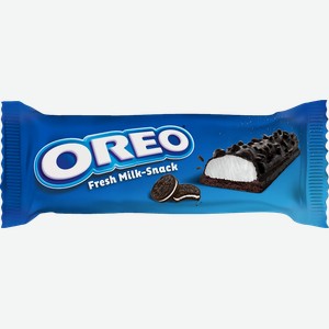 Пирожное бисквитное Oreo с молочной начинкой и кусочками печенья 27г
