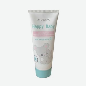 LIV DELANO Крем защитный под подгузник от опрелостей для младенцев 0+ Happy Baby 75