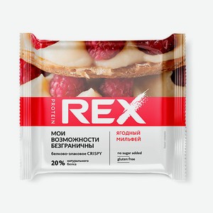 PROTEIN REX Хлебцы протеино-злаковые  Ягодный мильфей 