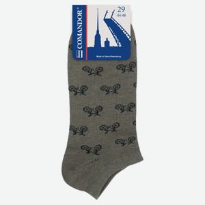 Носки мужские Comandor велосипеды укороченные хаки, р 29