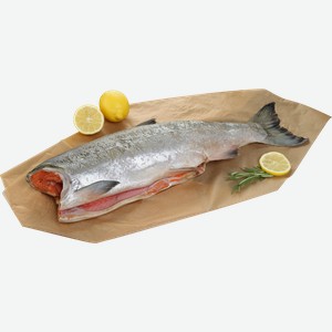 Кижуч Тихоокеанский ЛЕНТА FRESH потрошеный без головы (из замороженного сырья), весовой