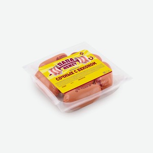 Шпикачки Папа Может Сочные с беконом п/о 300г Останкино