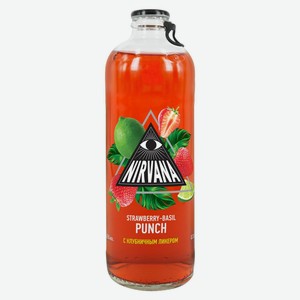 Напиток слабоалкогольный Nirvana Клубнично-базиликовый панч 4,5%, 330 мл
