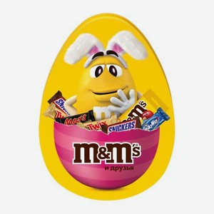 Подарочный набор Пасхальное яйцо Friends M&M’s 217г в ассортименте