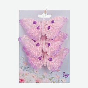 Набор пасхальных украшений Бабочки 3шт в ассортименте