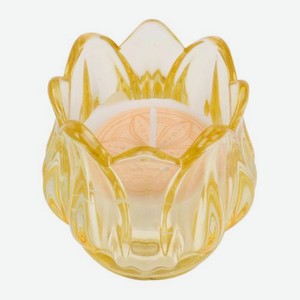 Свеча в фигурная в стакане Тюльпан в ассортименте