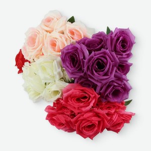 Букет искусственных цветов Розы Маркет 50см, 7шт