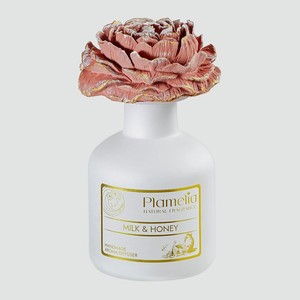 PLAMELIA Диффузор ароматический Молоко и мёд ЦВЕТОК, 105 мл