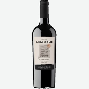 Вино Casa Solis Reserva Carmenere 0.75л.