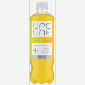 Вода Напиток витаминизированный LifeLine Immunity манго-киви без газа 0.5л.