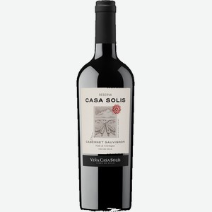 Вино Casa Solis Reserva Cabernet Sauvignon 0.75л.