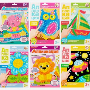 Набор для творчества ДЕСЯТОЕ КОРОЛЕВСТВО Аппликация в ассорт., Россия