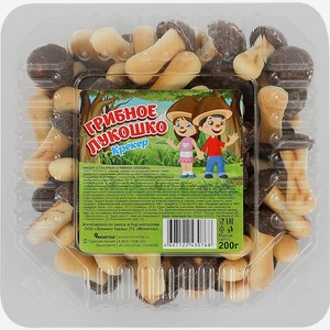 Крекер Грибное лукошко с шоколадной глазурью 200 г