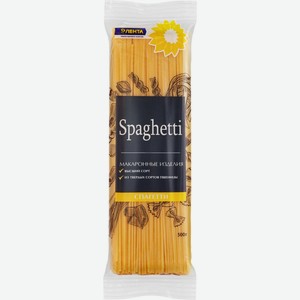Макароны ЛЕНТА Спагетти Группа А Высший сорт, Россия, 500 г