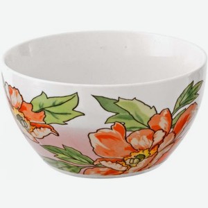 Пиала Цветы Бабочки 14х7.3см в ассортименте