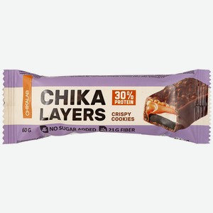 Батончик LAYERS CHIKALAB глазированный со вкусом Хрустящее п