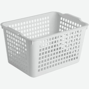 Корзинка Бытпласт универсальная прямоугольная 27.5*18*14.3см в ассортименте