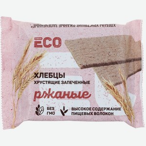 Хлебцы ЛЕНТА ECO хрустящие Ржаные запеченнные, Россия, 60 г