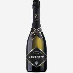 ВИНО ИГРИСТОЕ АБРАУ-ДЮРСО БЕЛ. БРЮТ 0.75Л 12.5%. Цена указана по карте  Премия . Цена без карты 410,51 руб