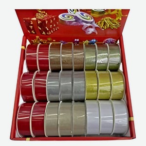 Лента упаковочная Centrum полиэстр 2,5х270 см, 1 шт в ассортименте