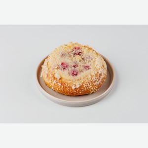 Булочка  Бриошь  с вишней, кафе 125 г