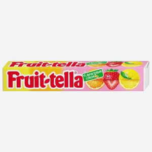 Конфеты Fruit-tella Ассорти жевательные 41г, 41 г