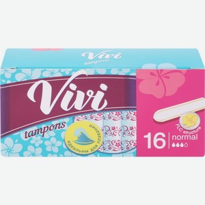 Тампоны VIVI Normal без аппликатора, Россия, 16 шт