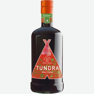 Ликер TUNDRA BITTER ORANGE десертный алк.35%, Россия, 0.5 L