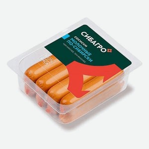 Сосиски СибАгро Молочные По-Cибирски, 400 г 