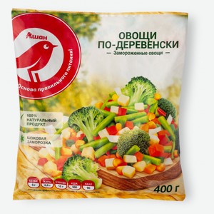 Овощи Ашан по-деревенски замороженные, 400 г