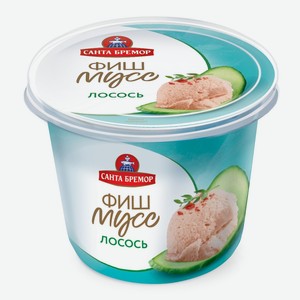 Паста Санта Бремор Фиш мусс лосось и творожный сыр, 140 г