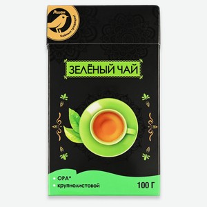 Чай зеленый АШАН Золотая птица Шри-Ланка, 100 г