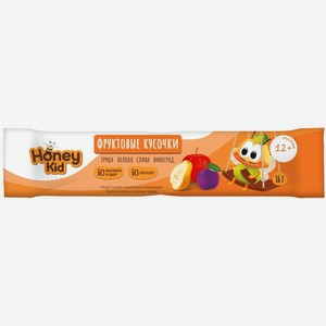 Фруктовые кусочки из груш яблок сливы и винограда Honye Kid,16г