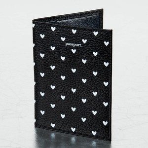 BRAUBERG Обложка для паспорта , принт  Сердечки , цвет черный, Белый