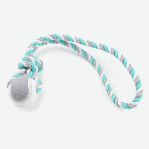 Игрушка для собак Triol Веревка с мячом и петлей, 30 см
