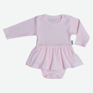 Боди-платье для новорожденных «Амелли» розовое, размер 62 см