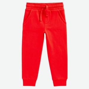 Брюки спортивные для девочки Mothercare с начесом красные, р.86-140